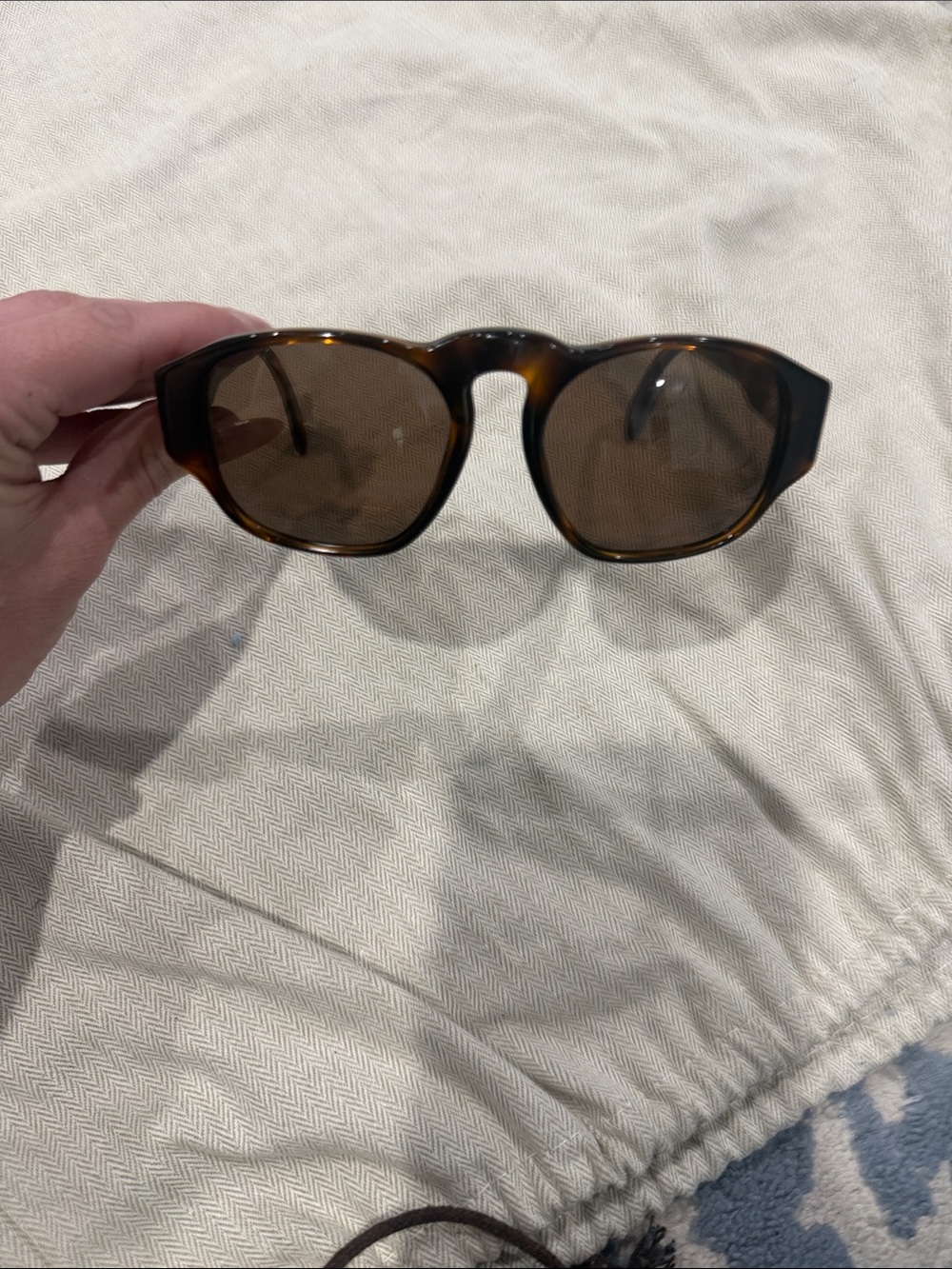 Chanel Tortoiseshell Round Sunglasses - Brown Lenses - Picture 1 of 6